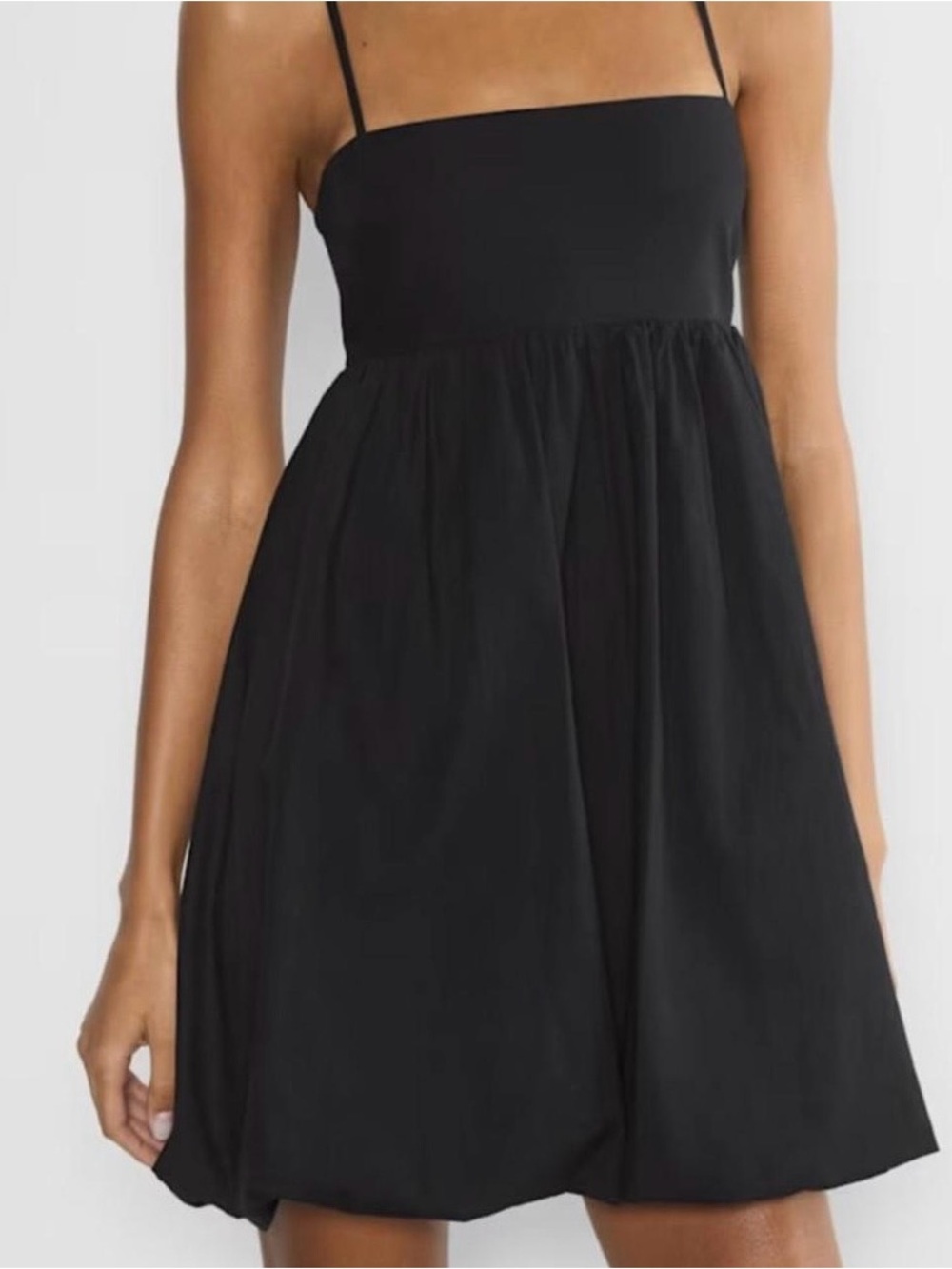 Sunday Best Navy Blue Spaghetti Strap Mini Dress